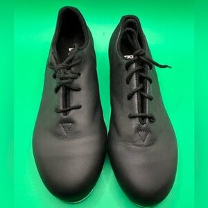 Bloch Audio Tap Shoes Black Oxford Lace up Professional Shockwave Taps New 4M